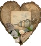 Seaside Heart Wall Hanging – Coastal Driftwood, Sea Glass & Shell Decoration - Image 8