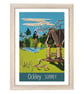 Ockley Surrey travel poster print by Susie West