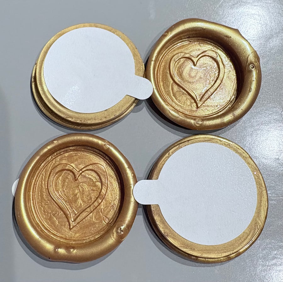 Handmade Wax Seals – various designs – Self-Adhesive Embellishments fo