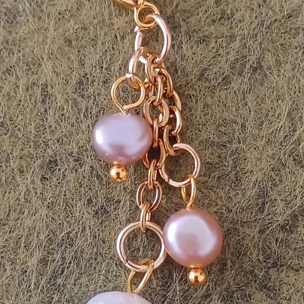 Handmade Pearl Zipper Charm