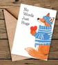 Blank card fox illustration cute card - Image 5
