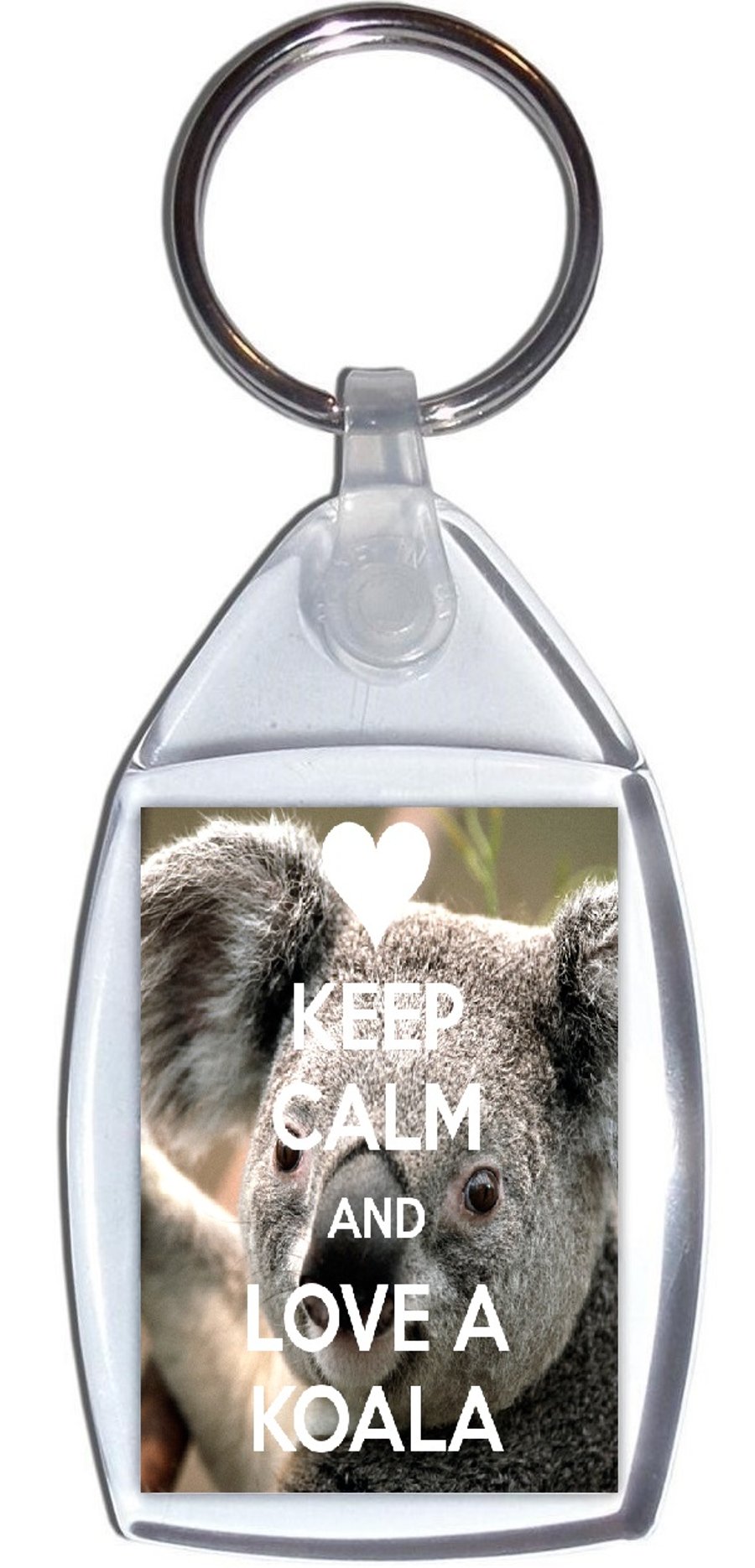 Keep Calm and Love a Koala - Keyring  (FD0169e)