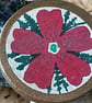 Poinsetta Wooden brooch Gift for granny - Image 5