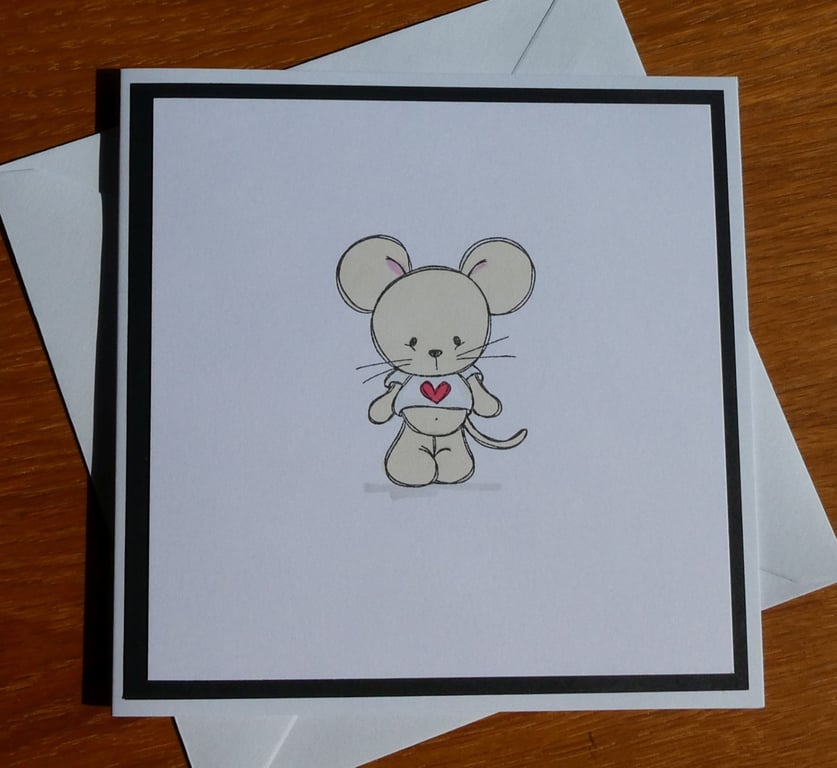Mouse Blank Card