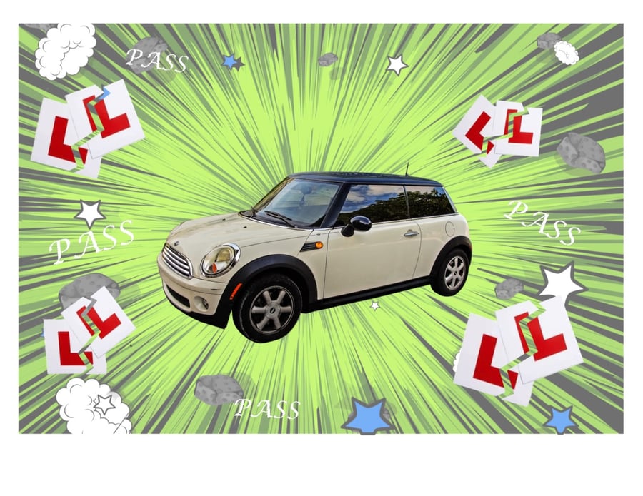 Car test passed - Mini - Well done