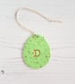 Personalised Initial Mini Egg Easter hanging decoration OR magnet - Image 8