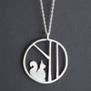 Edge of the woods squirrel necklace