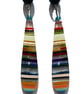 Surfite Sterling Silver Earrings with Lava Beads Wire-Wrapped Teardrop Jewellery - Image 5