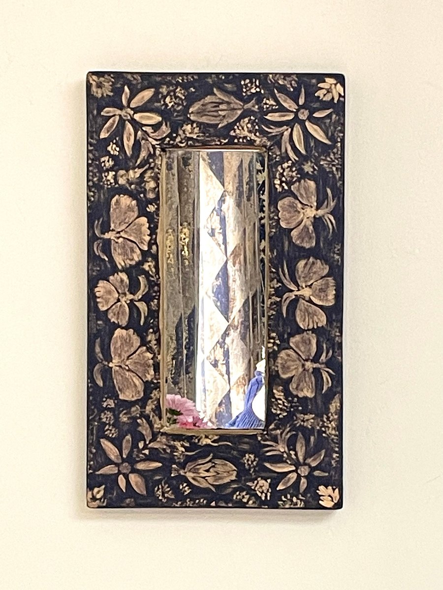 Mirror, Handmade, Hand painted, Petite Rectangular, Landscape or Portrait