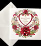 A Luxury Wedding Day Burgundy Rose Handmade Card  - Image 4
