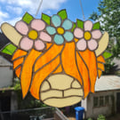 Floral Highland cow