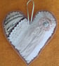 Affirmation Patchwork Heart Hanging