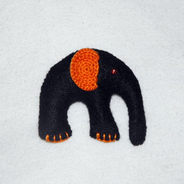 Elephant Brooch