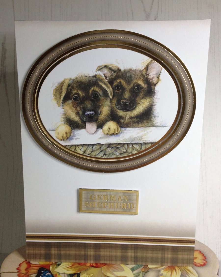 German Shepherd Greeting Card