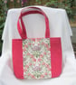 Raspberry Pink Tote with zip closure - Image 3