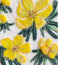 Hand Felted Aconite Textile Artwork  - Image 1