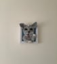 Needle felted kitty in frame - Image 4