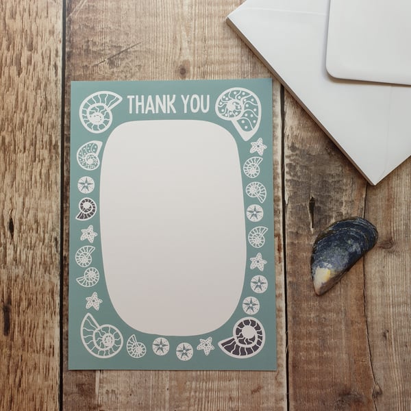 Fossils A5 Thank You Letter Set
