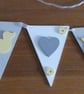 Hand Painted MDF New Baby Bunting - Image 2