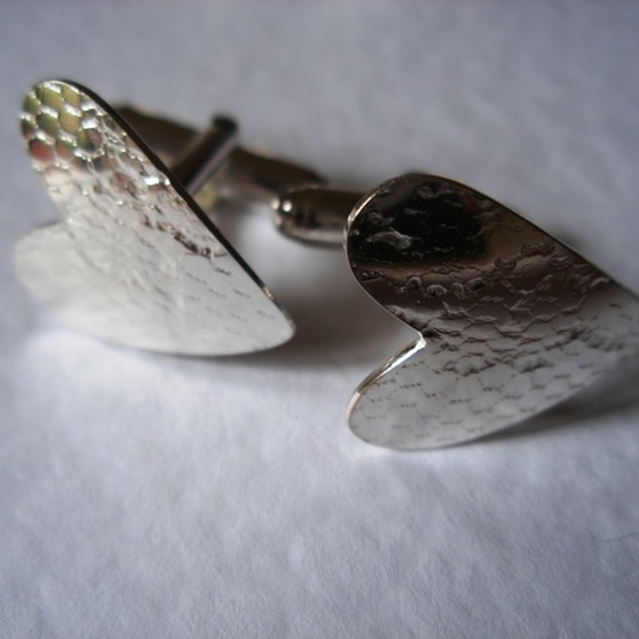Image of Heart Cufflinks
