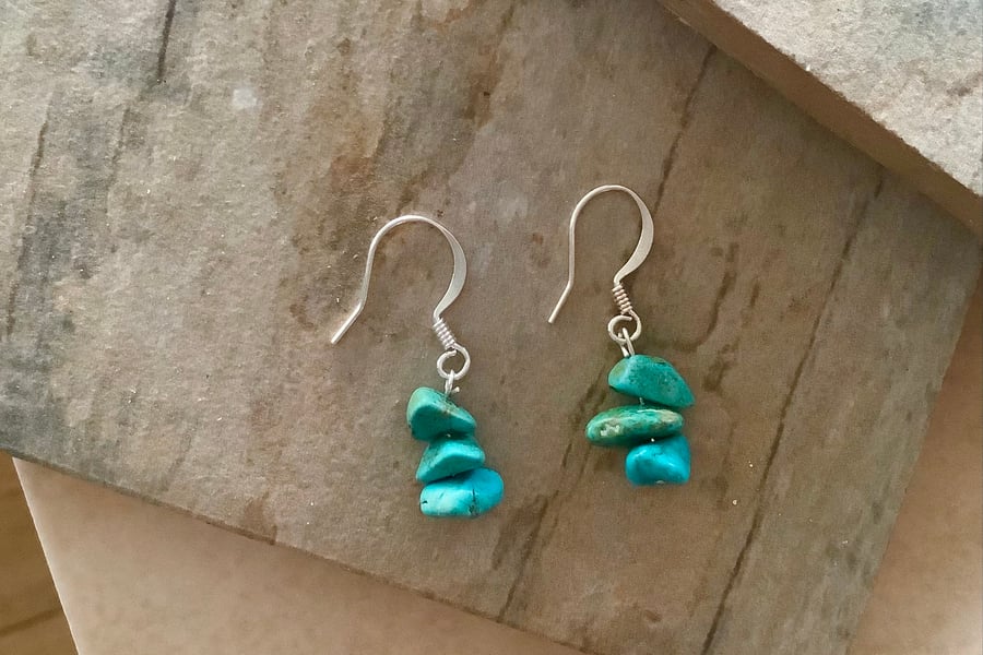 Turquoise Drop Earrings 
