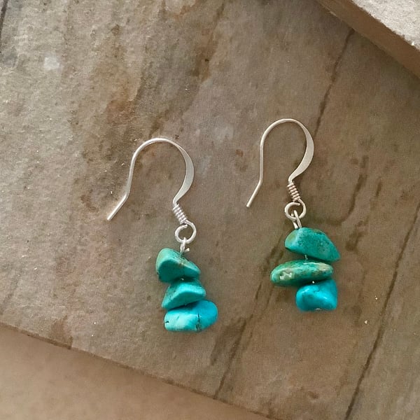 Turquoise Drop Earrings 