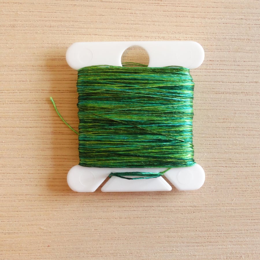 Rolling Hills - 50m, Handdyed Embroidery Silk