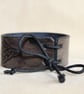 Leather Wrist Cuff, Leather Laced Bracelet, Celtic Knot Bracelet - Image 6