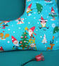 Christmas Stocking - Santa's Elves, can be personalised - Image 4
