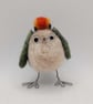 Fire Startuh  - needle felted firecrest  by Mish Mash Mosh