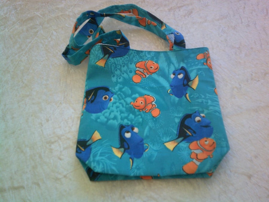 Tropical Fish Child's Fabric Shoulder Bag