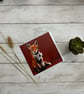 Fox Greetings Card Autumnal Woodland Creatures 