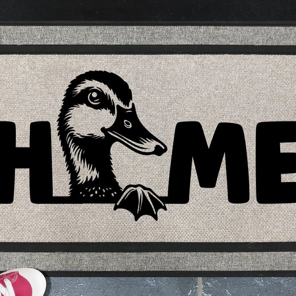 Duck Home Door Mat No.2 - All Weather Doormat - 45x70cm 