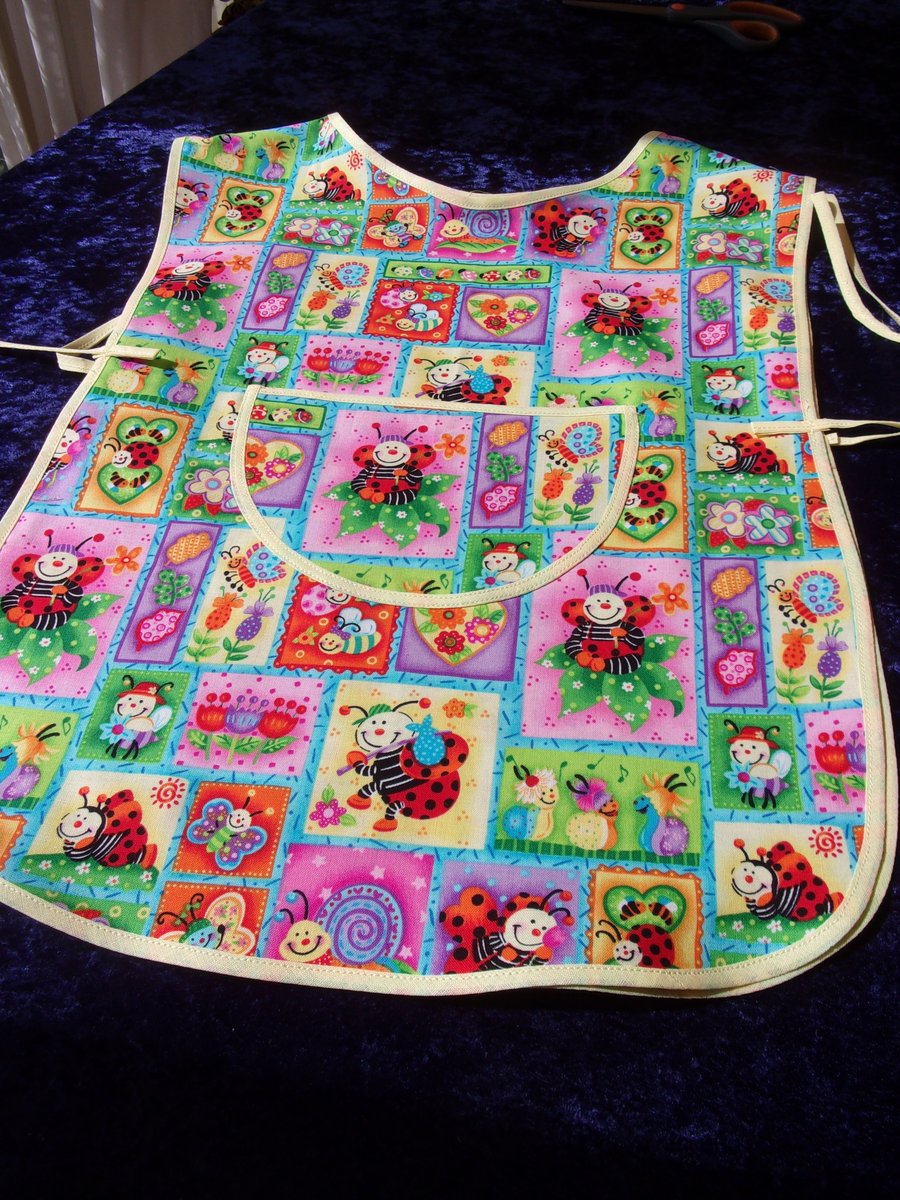 Tabard Apron with Insects