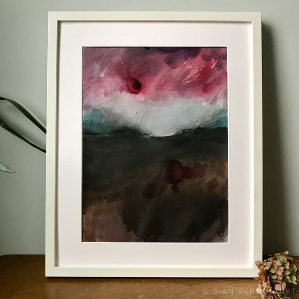 Storm over the Dark Peak I - ORIGINAL Peak District Landscape painting