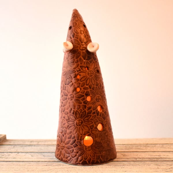 A395 - Tea light cover mouse rat (Free UK postage)