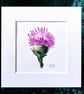 Thistle- Original Watercolour Painting - Image 1
