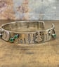 Handmade Silver Forest Cuff - Image 3