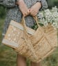 Wooden Flower Press with Straps in Delicate Daisy - Image 2