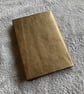 A6: Softcover - Gold coloured Leather bound Sketchbook - FREE SHIPPING - Image 5