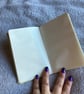 A6 Softcover Off White coloured Leatherbound Sketchbook - 24 unlined pages - Image 3