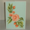 original hand painted greetings card ( ref F 248)