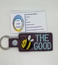 Embroidered Bee the Good keyring - Image 1