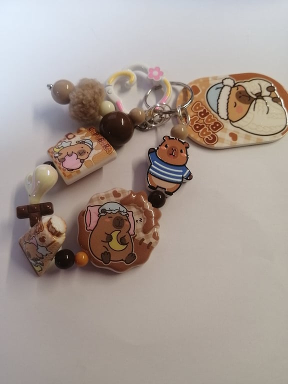 Capybara keychain or bag charm