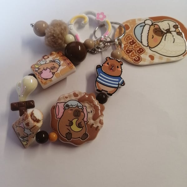 Capybara keychain or bag charm