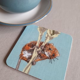 Harvest Mouse coaster