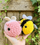 Crochet Amigurumi Bees 
