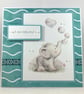 Cute elephant new baby boy card - Image 1