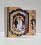 Luxury Z-Fold Christmas Card - Emperor Penguins Design for a Special Person 