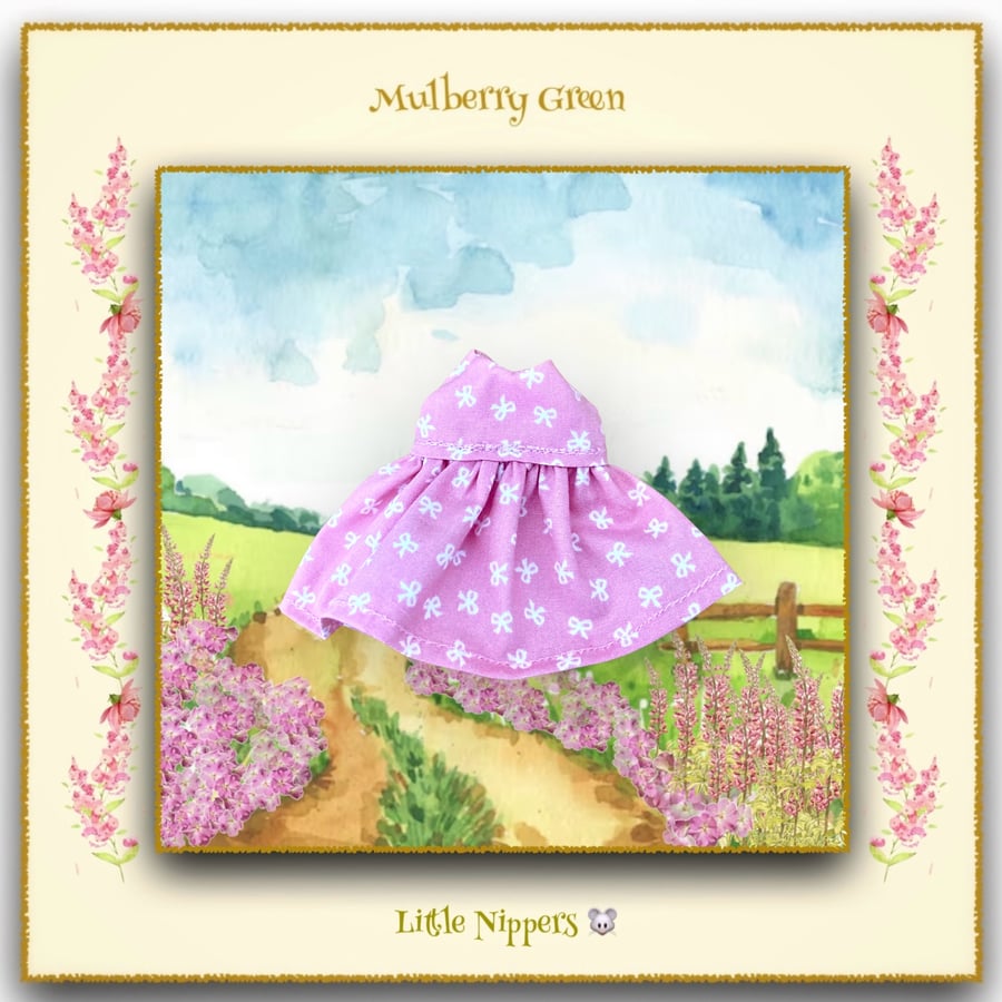 Little Nippers Pink Bows Dress 